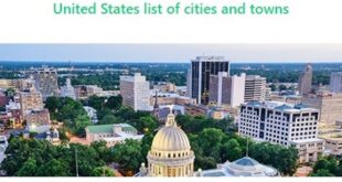 United states list of cities and towns-