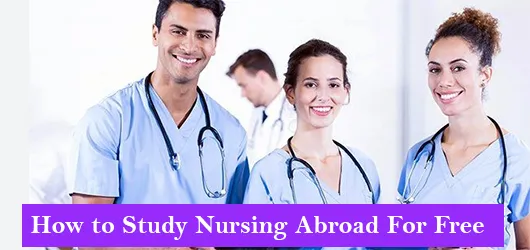How to Study Nursing Abroad For Free